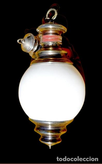 Vintage: LAMPARA DE TECHO&nbsp; DE OPALINA ART DECO FRANCINE - Foto 1