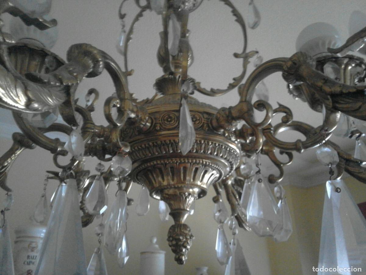 Vintage: L&Aacute;MPARA DE BRONCE ESTILO VINTAGE - Foto 1