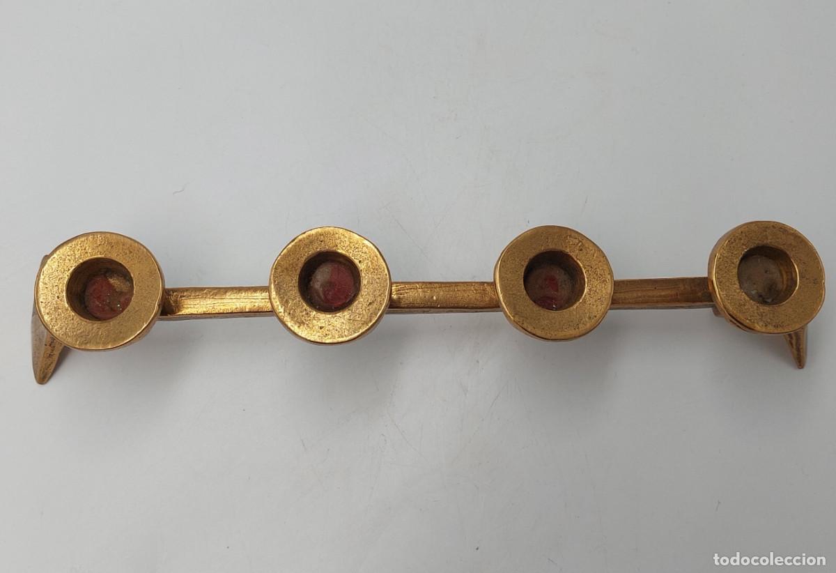 Vintage: Candelabro de bronce brutalista Harjes - Foto 1