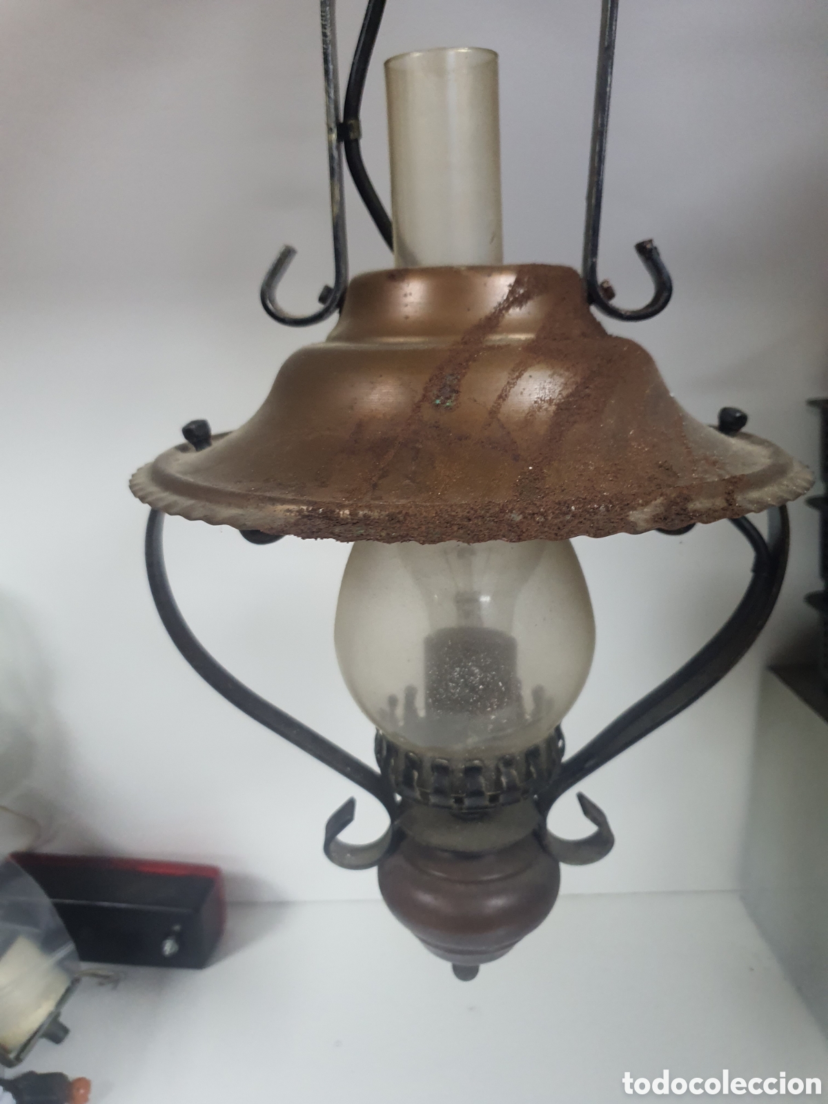 Vintage: Lampara quinque de techo - Foto 1