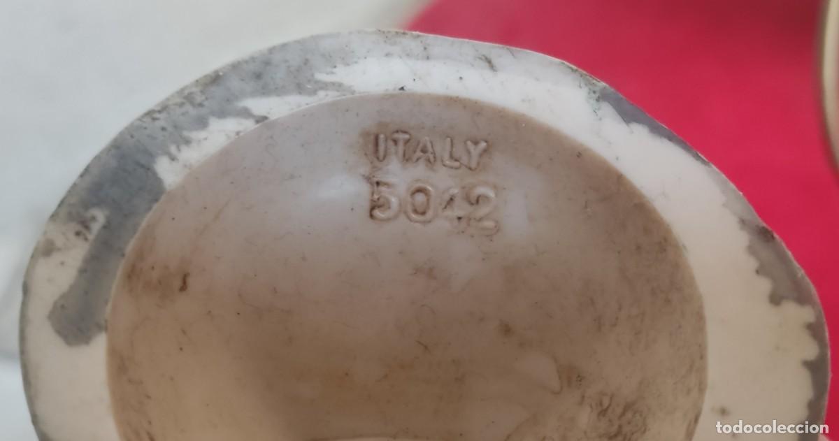 Vintage: PAREJA DE L&Aacute;MPARAS - QUERUBINES - PASTA ITALIANA - Foto 6