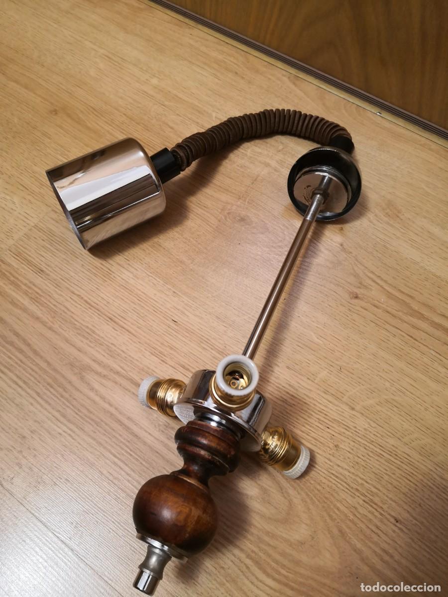 Vintage: SOPORTE SUSPENSI&Oacute;N L&Aacute;MPARA REGULABLE - Foto 1