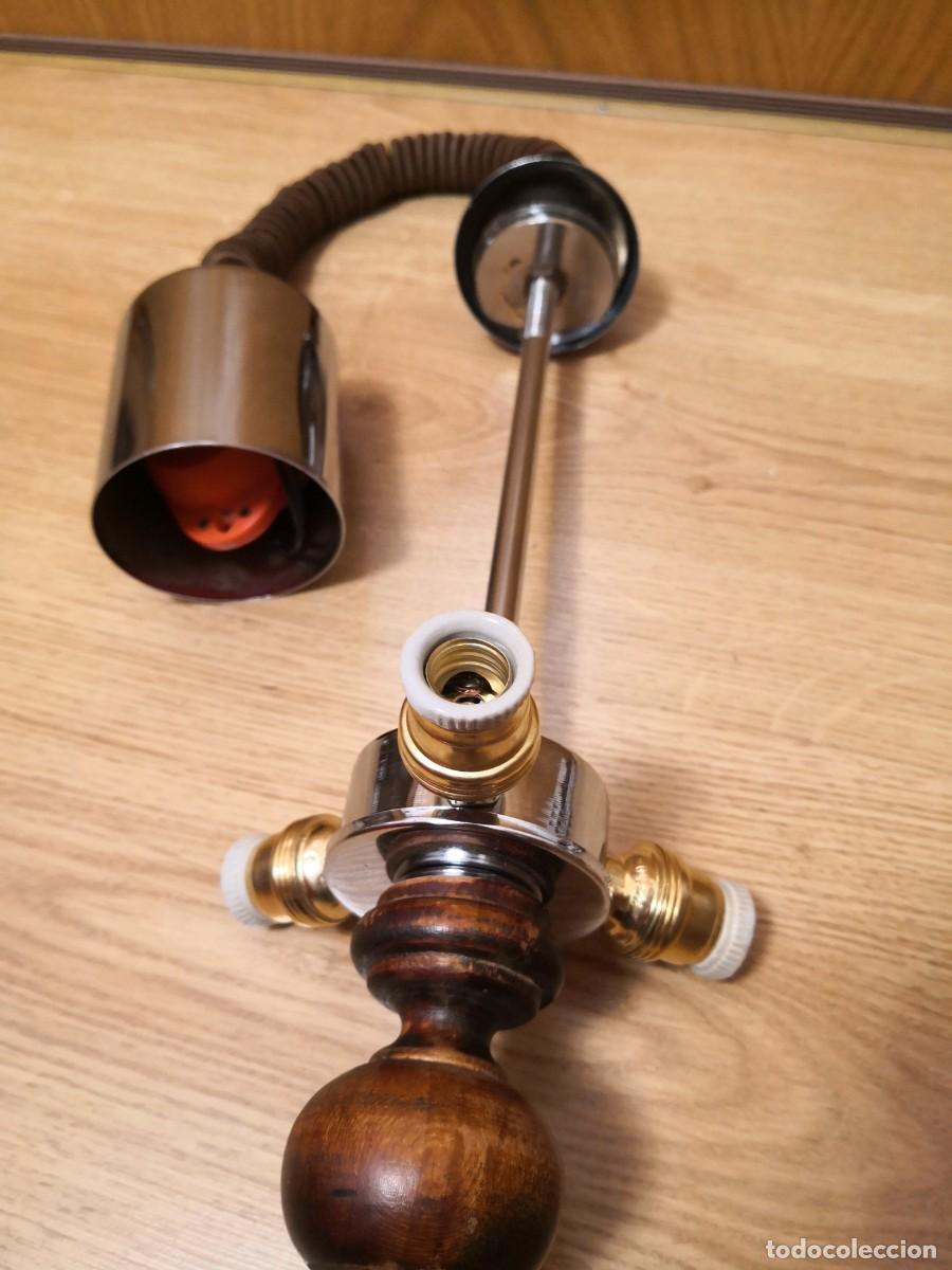 Vintage: SOPORTE SUSPENSI&Oacute;N L&Aacute;MPARA REGULABLE - Foto 5