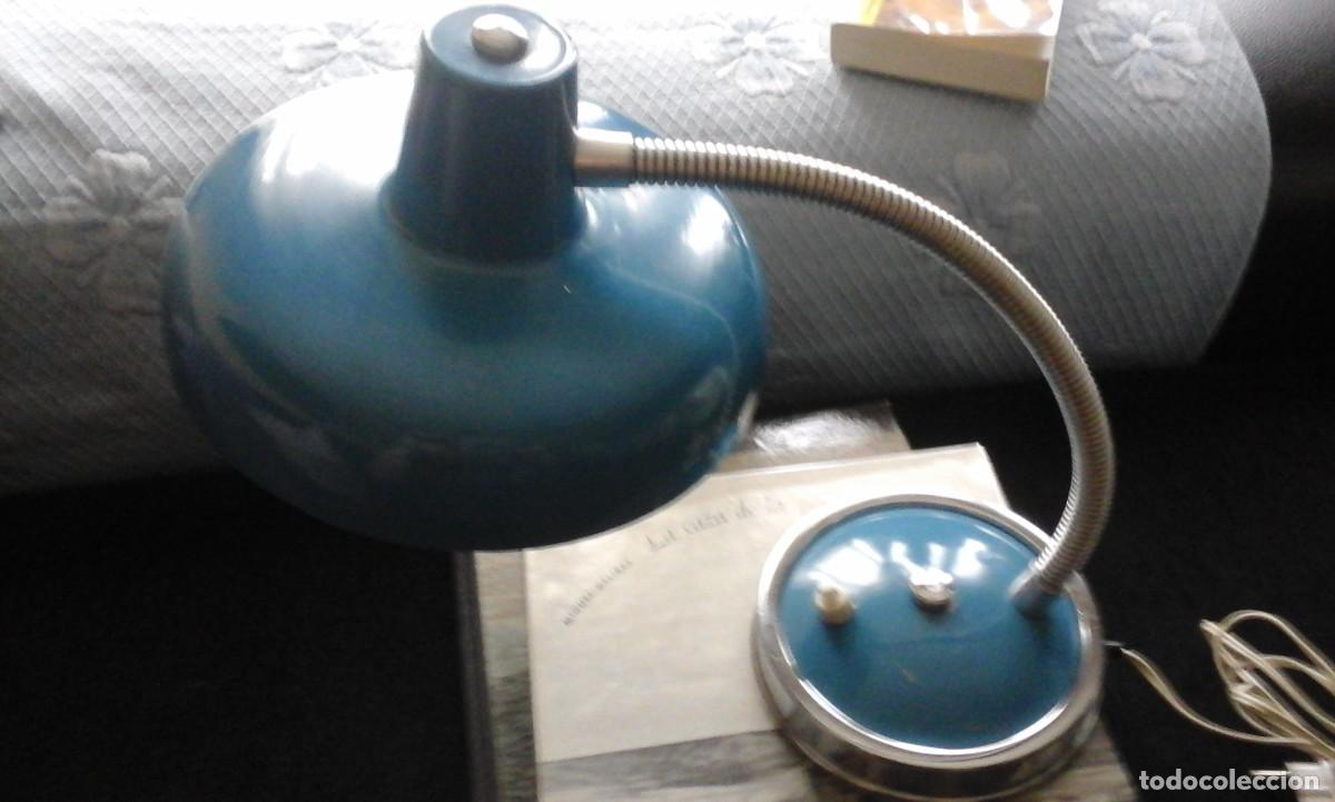 Vintage: lampara, azul electrico, estilo Fase - Foto 1