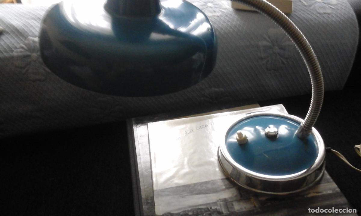 Vintage: lampara, azul electrico, estilo Fase - Foto 3