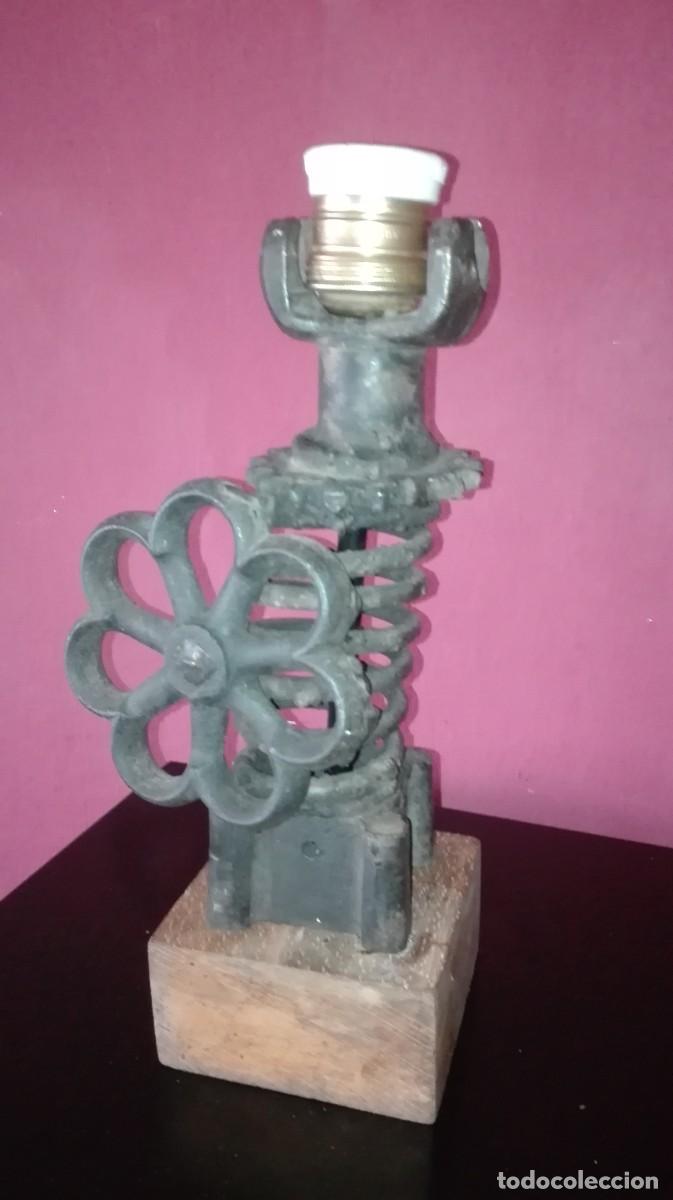 Vintage: LAMPARA PIEZAS INDUSTRIALES - Foto 8