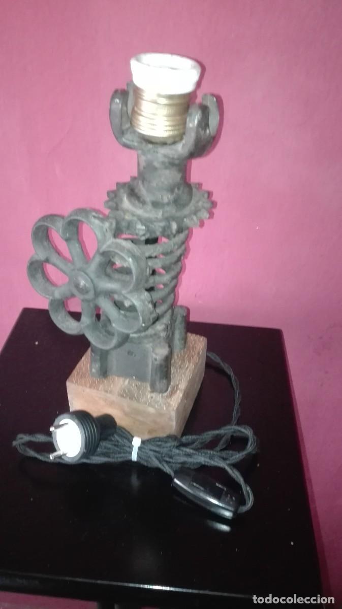 Vintage: LAMPARA PIEZAS INDUSTRIALES - Foto 10