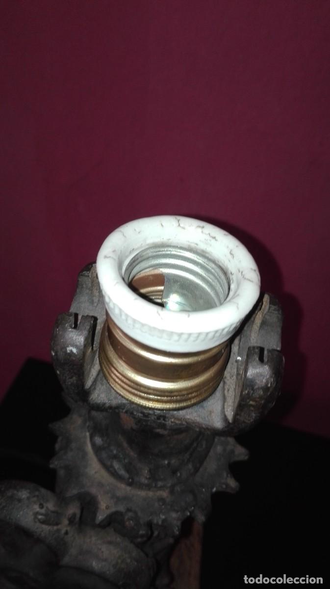Vintage: LAMPARA PIEZAS INDUSTRIALES - Foto 13