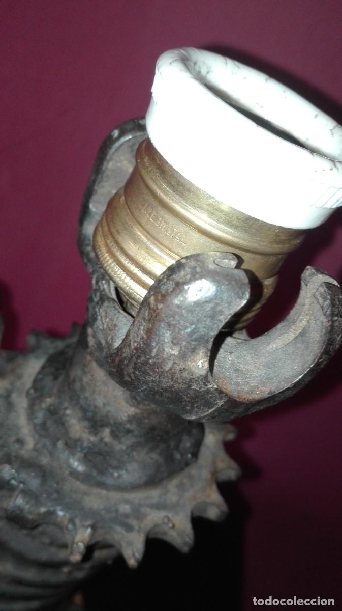 Vintage: LAMPARA PIEZAS INDUSTRIALES - Foto 16