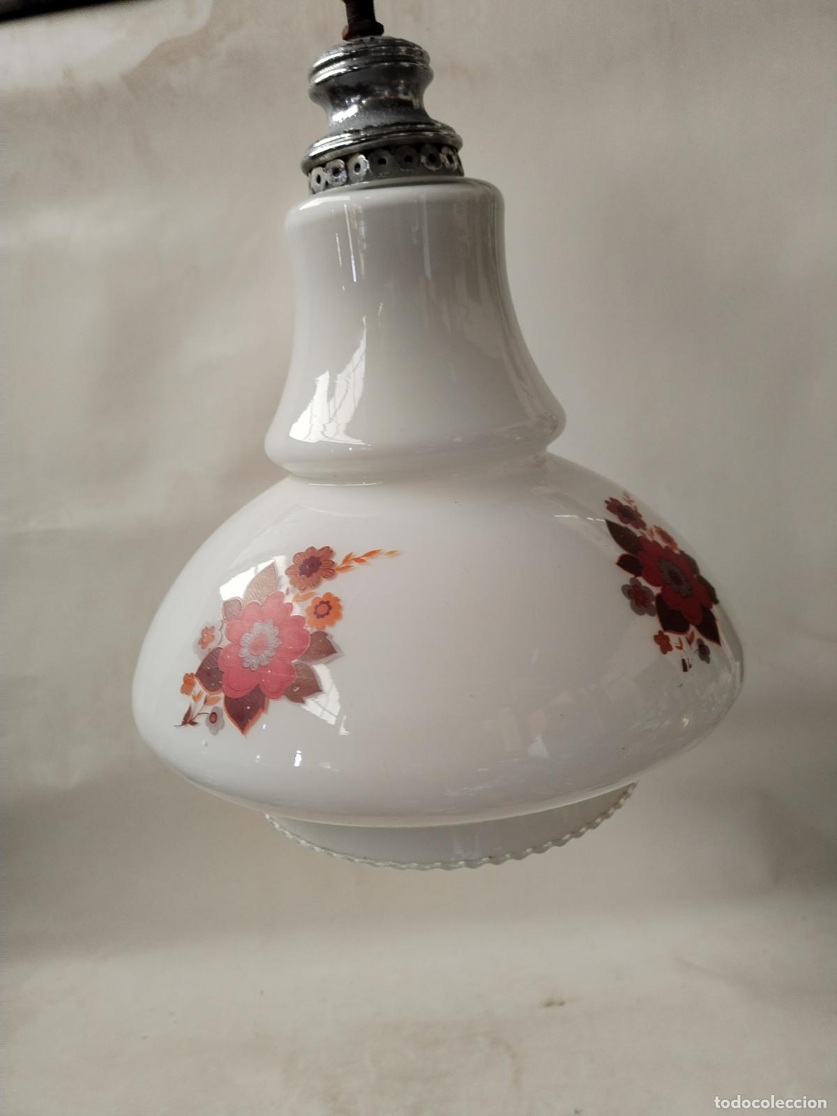 Vintage: lampara de techo vintage cristal - Foto 5