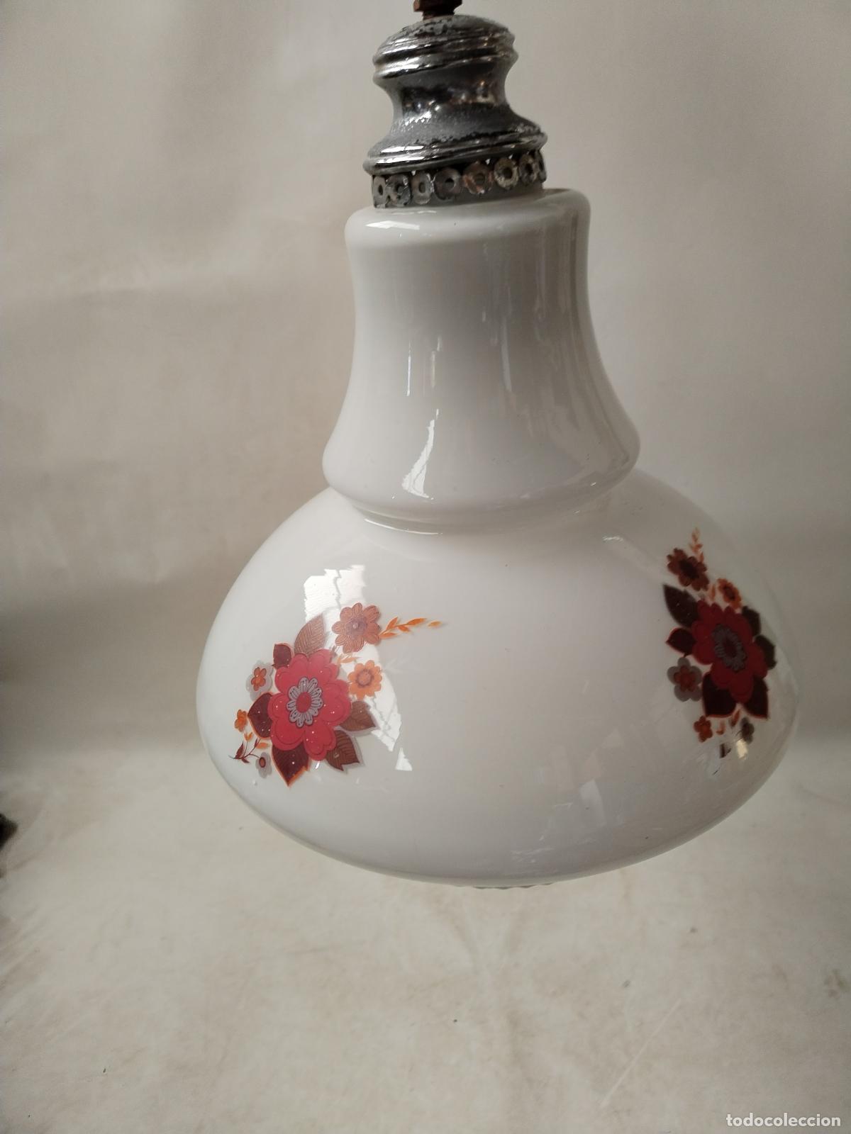 Vintage: lampara de techo vintage cristal - Foto 7