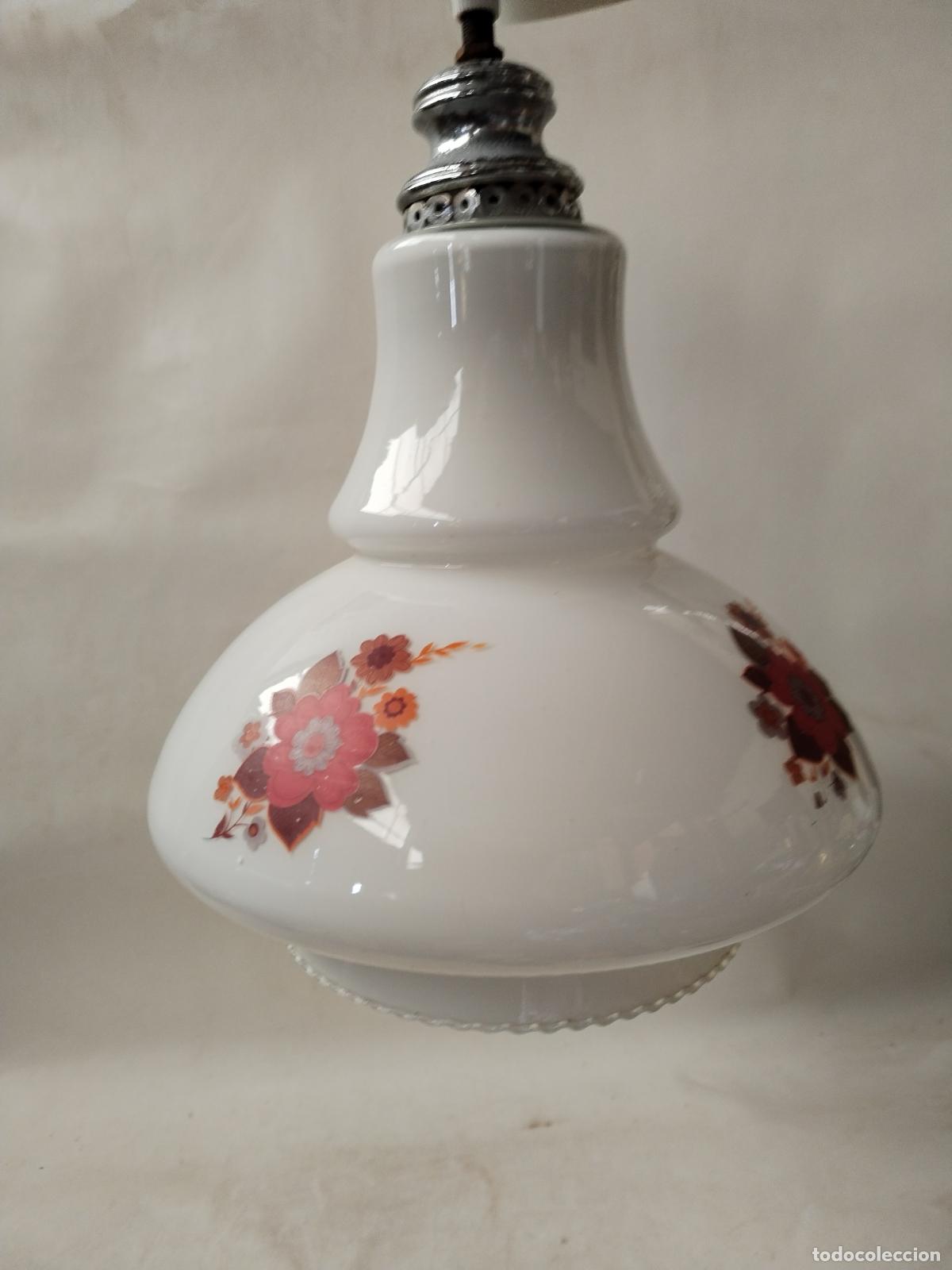 Vintage: lampara de techo vintage cristal - Foto 1