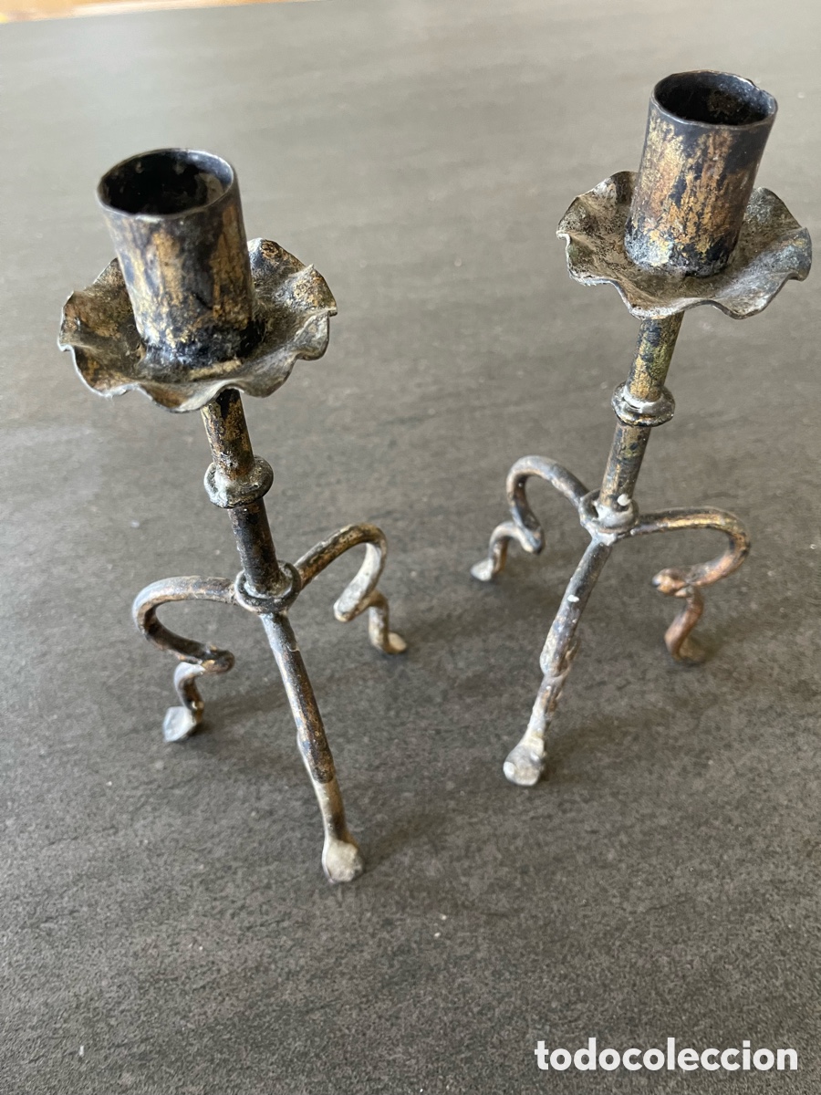 Vintage: Pareja de Candelabros - Foto 1