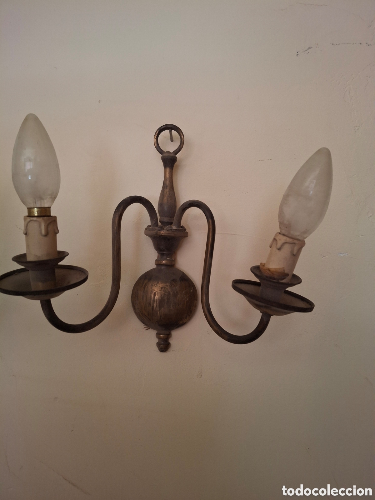 Vintage: Pareja de apliques holand&eacute;s - Foto 3