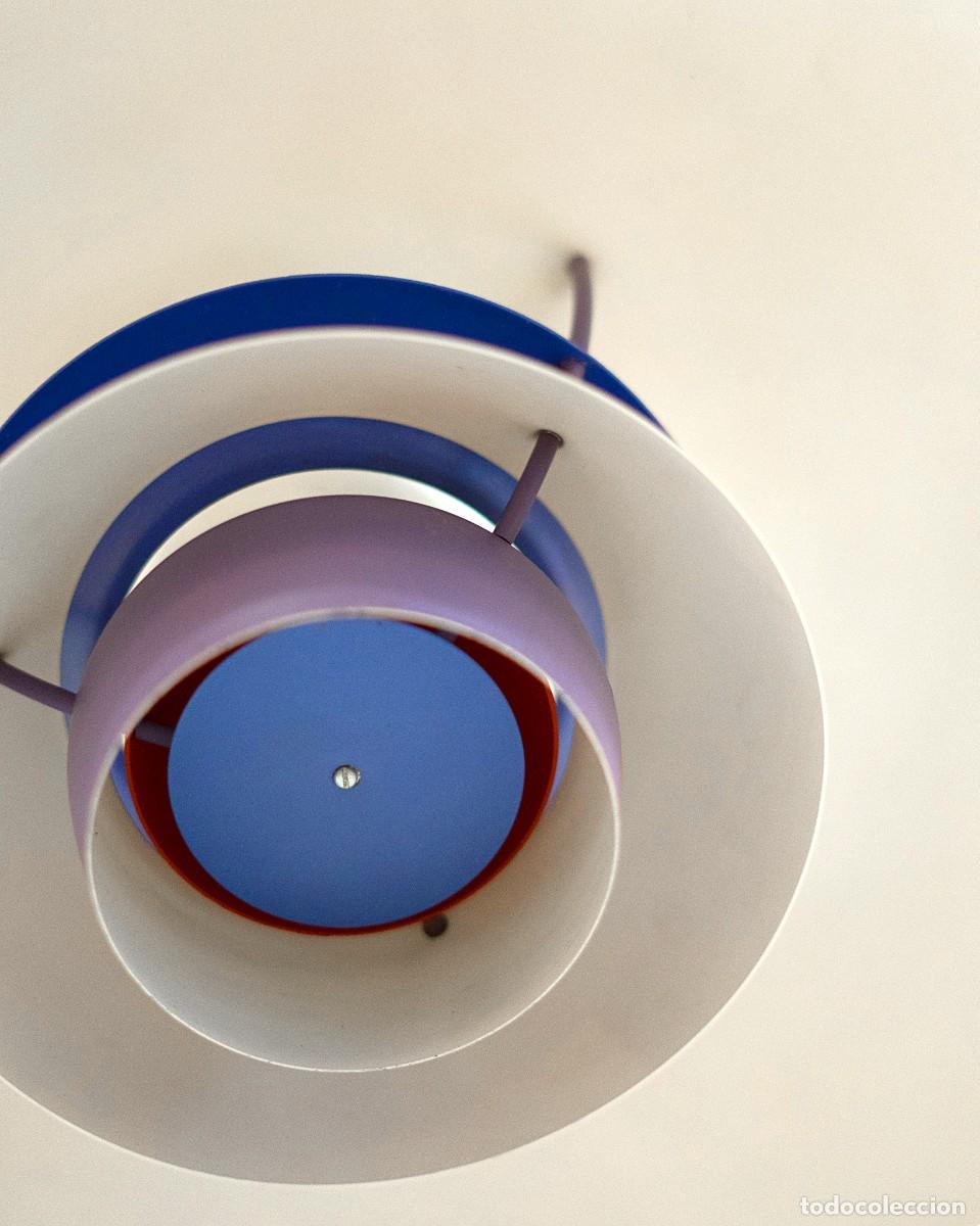 Vintage: L&Aacute;MPARA PH5 MORADA DE LOUIS POULSEN - Foto 8