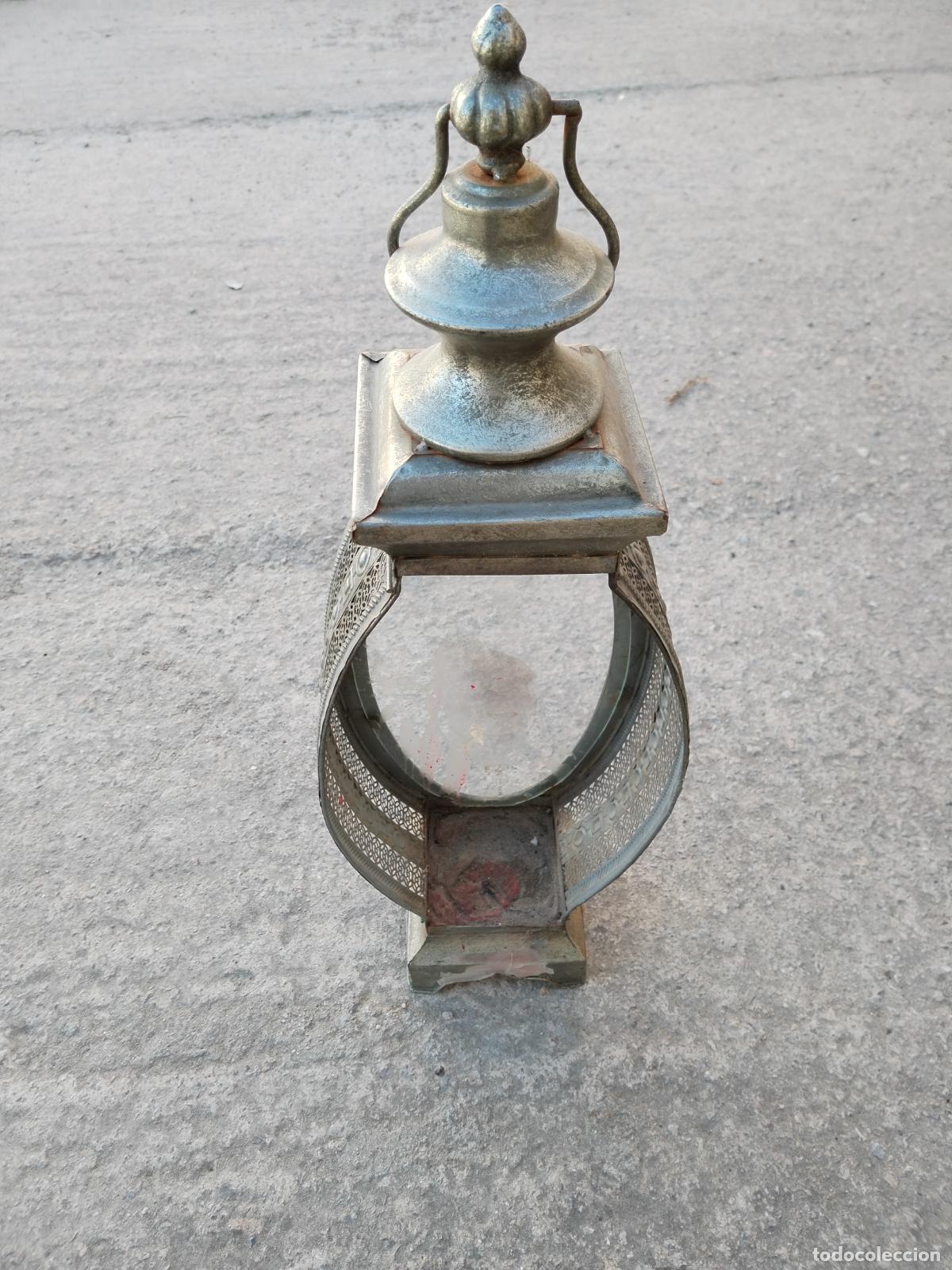 Vintage: farol de metal vintage - Foto 3
