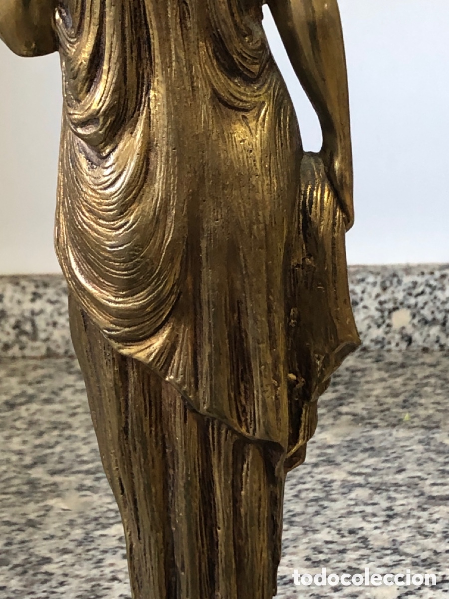 Vintage: LAMPARAS DE MESA EN BRONCE - Foto 9