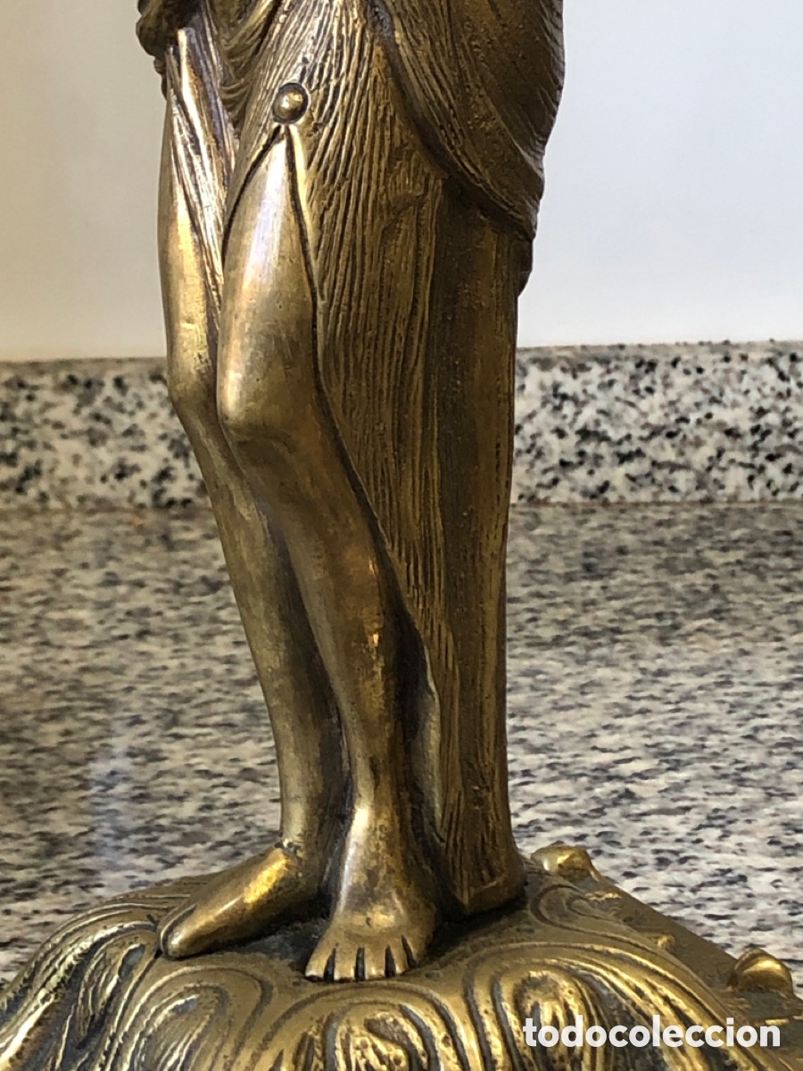 Vintage: LAMPARAS DE MESA EN BRONCE - Foto 13