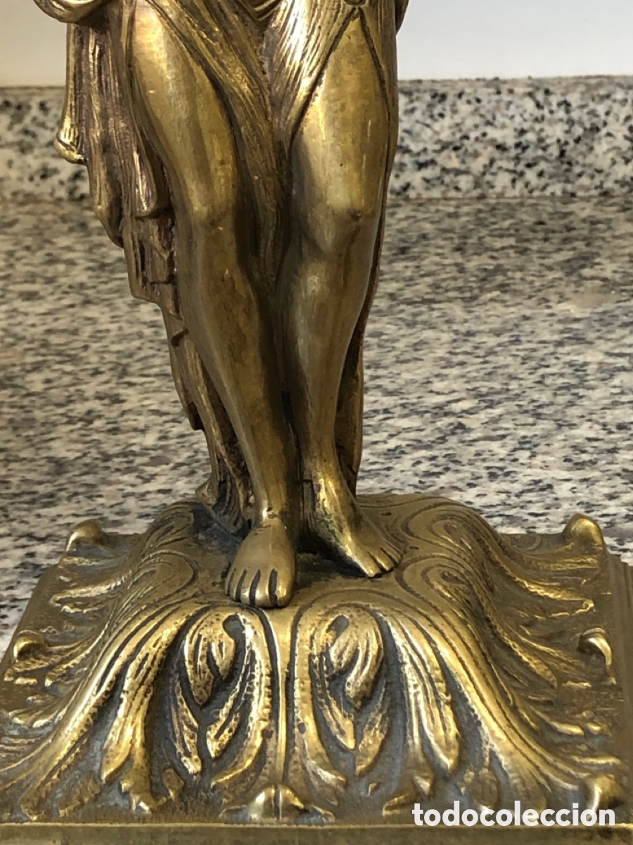 Vintage: LAMPARAS DE MESA EN BRONCE - Foto 16