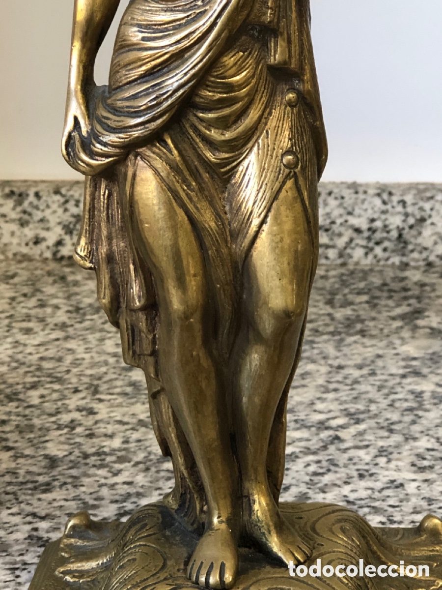 Vintage: LAMPARAS DE MESA EN BRONCE - Foto 18