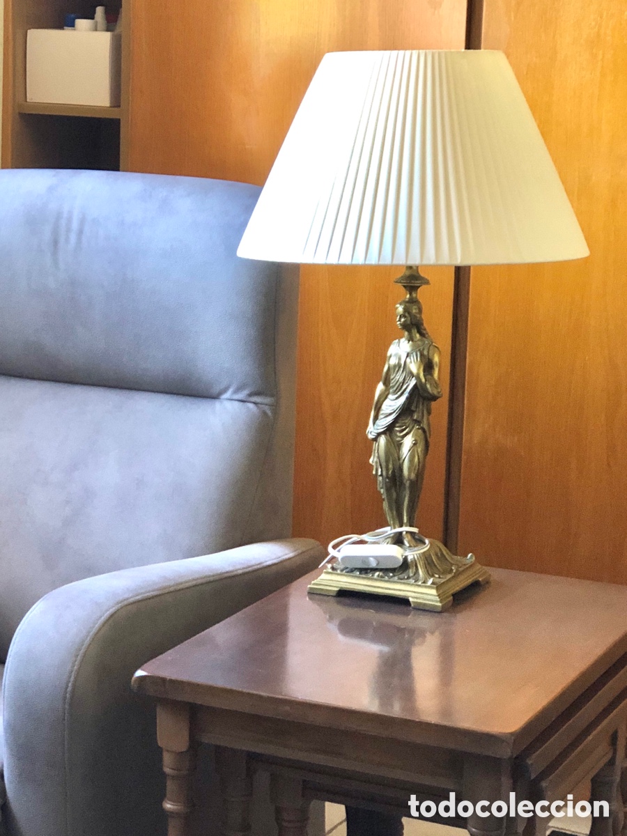 Vintage: LAMPARAS DE MESA EN BRONCE - Foto 1