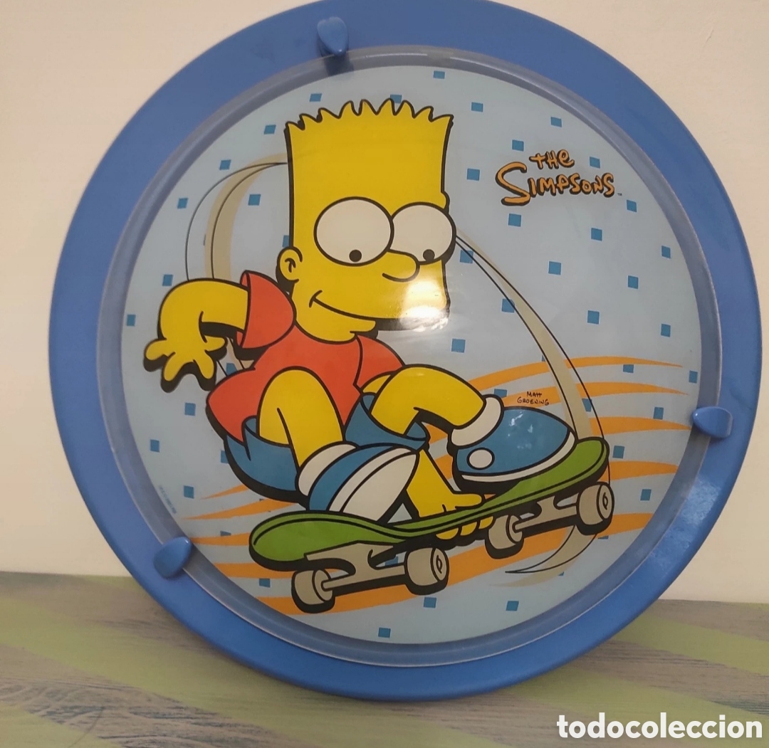 Vintage: Plaf&oacute;n/ L&aacute;mpara Simpsons - Foto 1