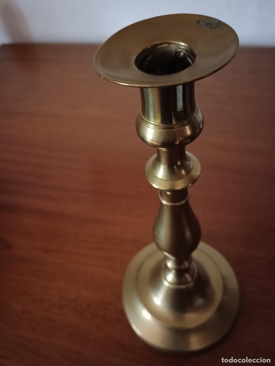 Vintage: ANTIGUO CANDELABRO DE BRONCE - Foto 3