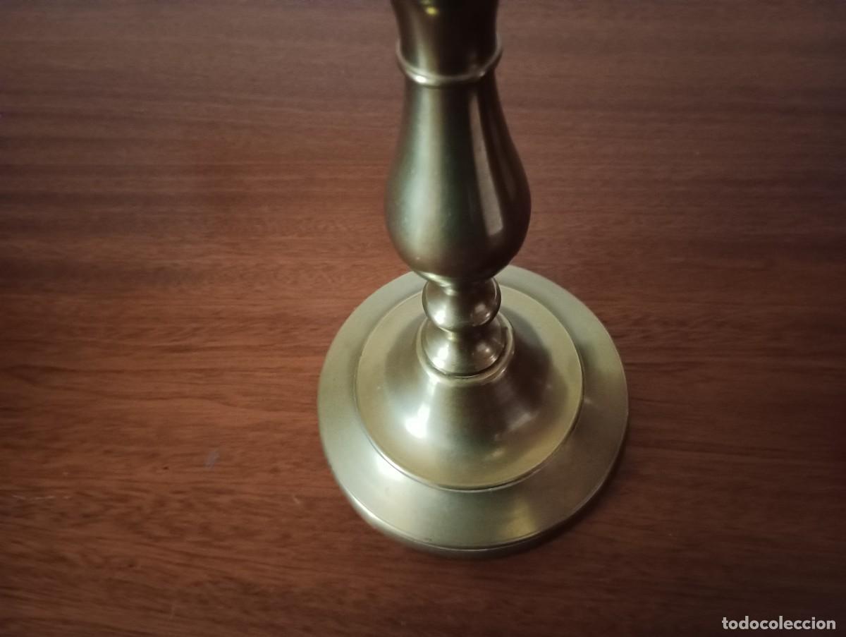 Vintage: ANTIGUO CANDELABRO DE BRONCE - Foto 6
