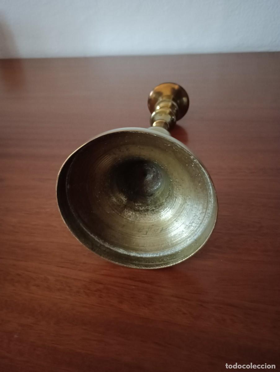 Vintage: ANTIGUO CANDELABRO DE BRONCE - Foto 7