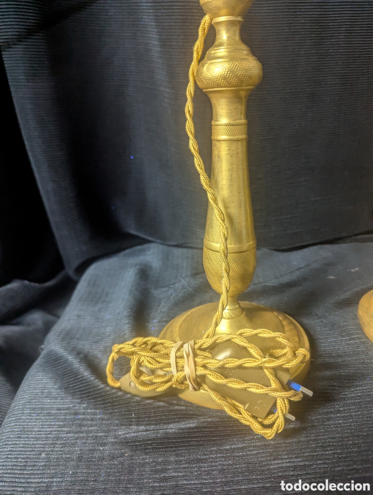 Vintage: CANDELABROS LATON ESTILO CARLOS X - Foto 5