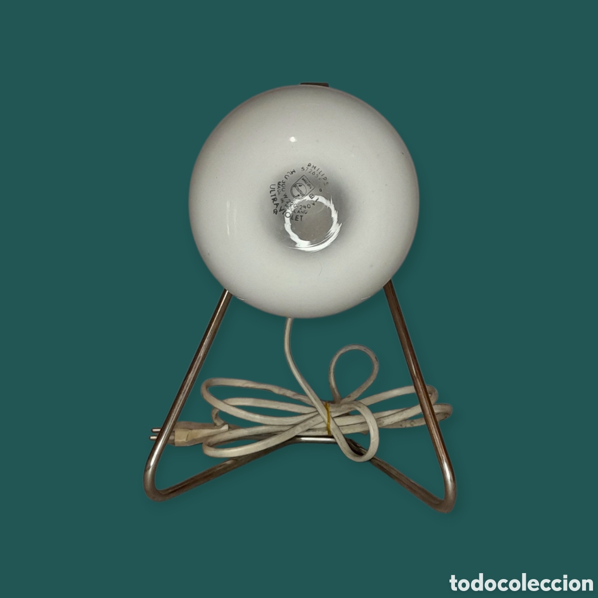 Vintage: L&aacute;mpara ultravioleta a&ntilde;os 70. PHILIPS. - Foto 3