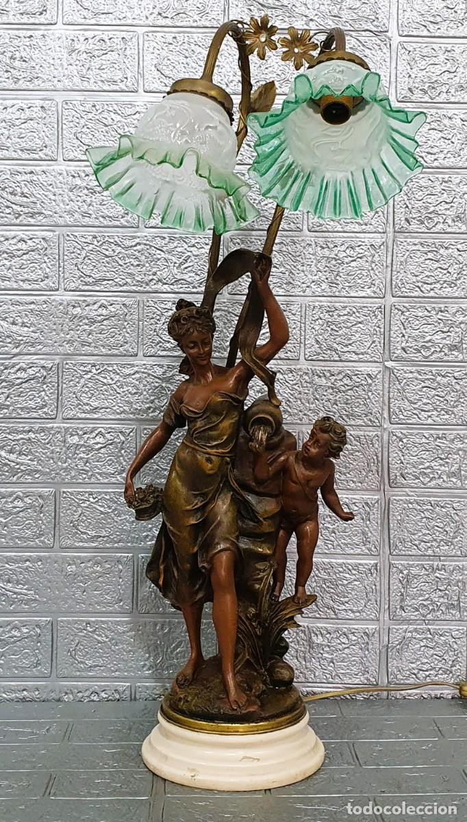 Vintage: Lampara de sobremesa Art Deco - Foto 1