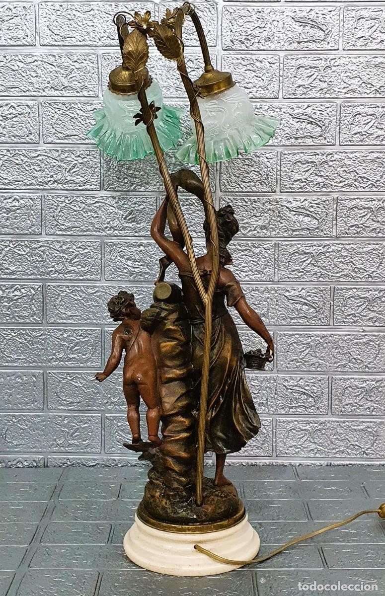 Vintage: Lampara de sobremesa Art Deco - Foto 5