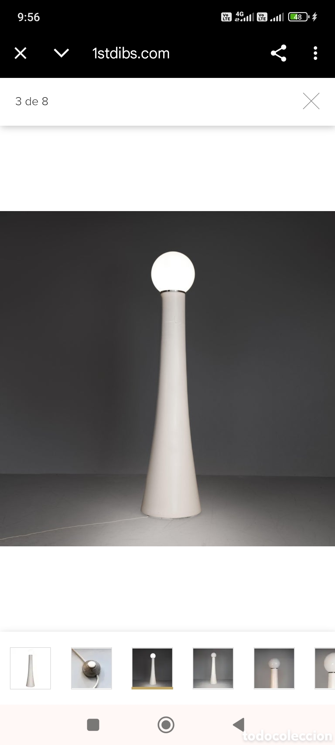 Vintage: Lampara de pie kartell- Annig Sarian - Foto 2