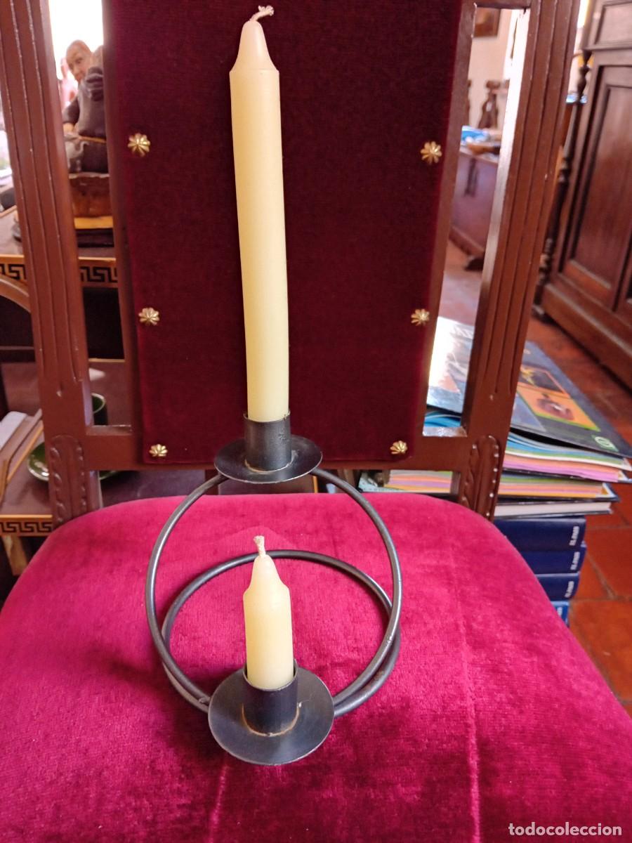 Vintage: Candelabro de hierro vintage - Foto 1