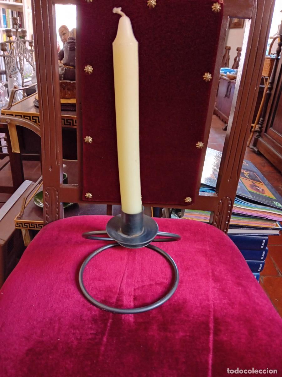 Vintage: Candelabro de hierro vintage - Foto 3