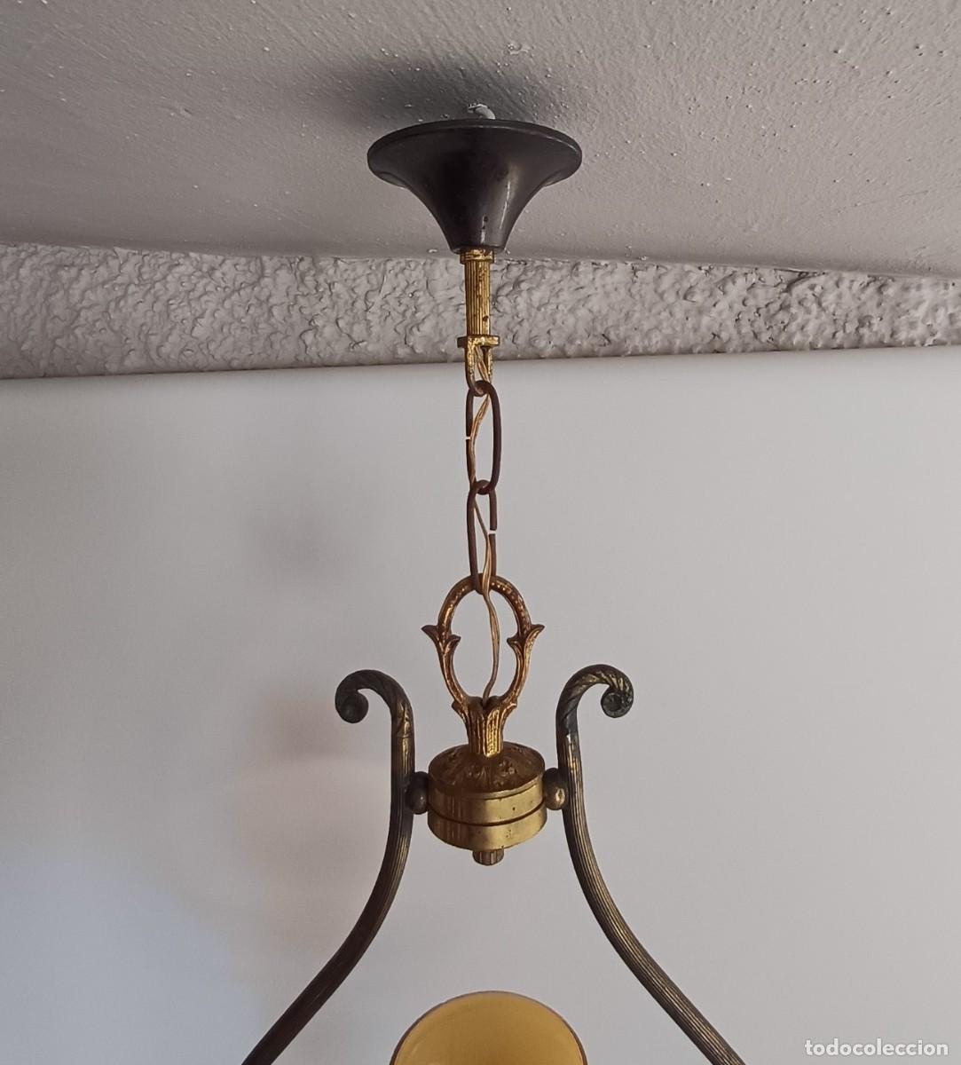 Vintage: L&aacute;mpara de techo de estilo quinqu&eacute; - Foto 2
