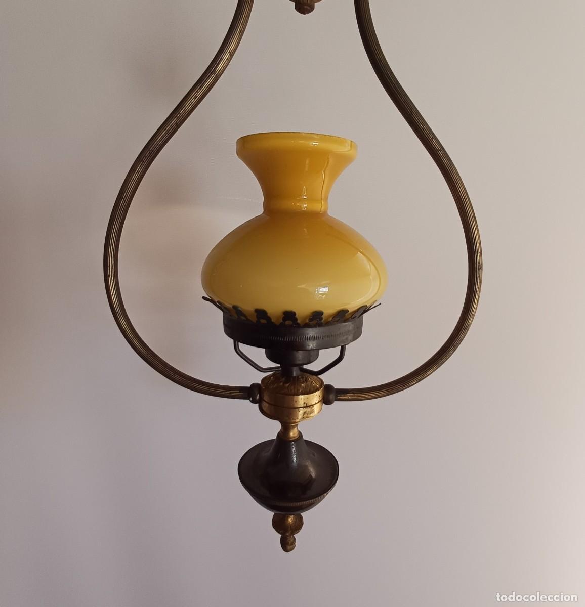 Vintage: L&aacute;mpara de techo de estilo quinqu&eacute; - Foto 3