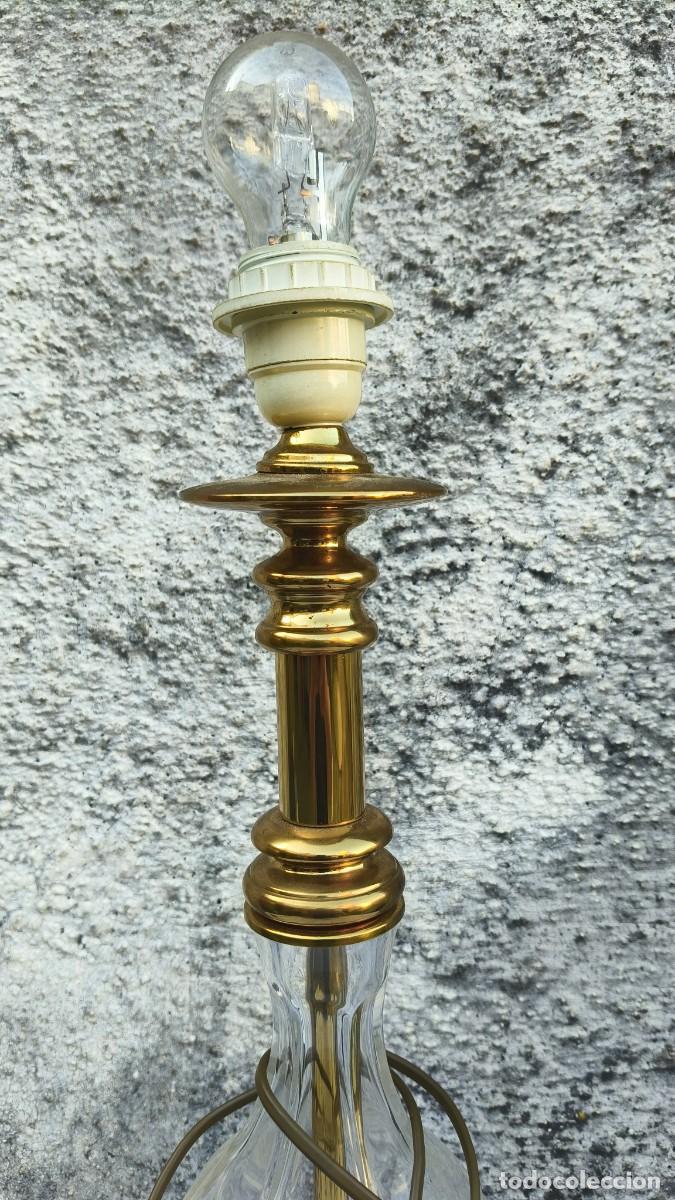 Vintage: Lampe cristal et laiton 1979 - Foto 2