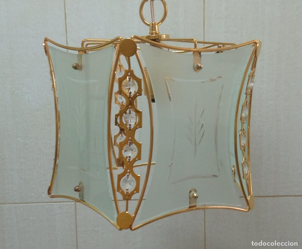 Vintage: L&aacute;mpara de Techo Forma Pentagonal - Foto 2
