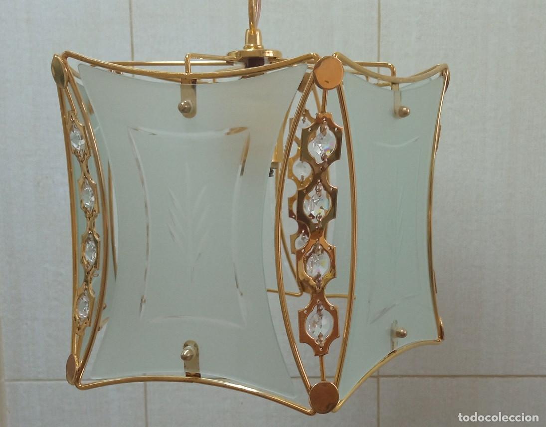 Vintage: L&aacute;mpara de Techo Forma Pentagonal - Foto 3