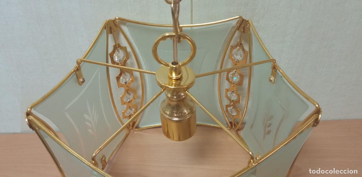 Vintage: L&aacute;mpara de Techo Forma Pentagonal - Foto 7