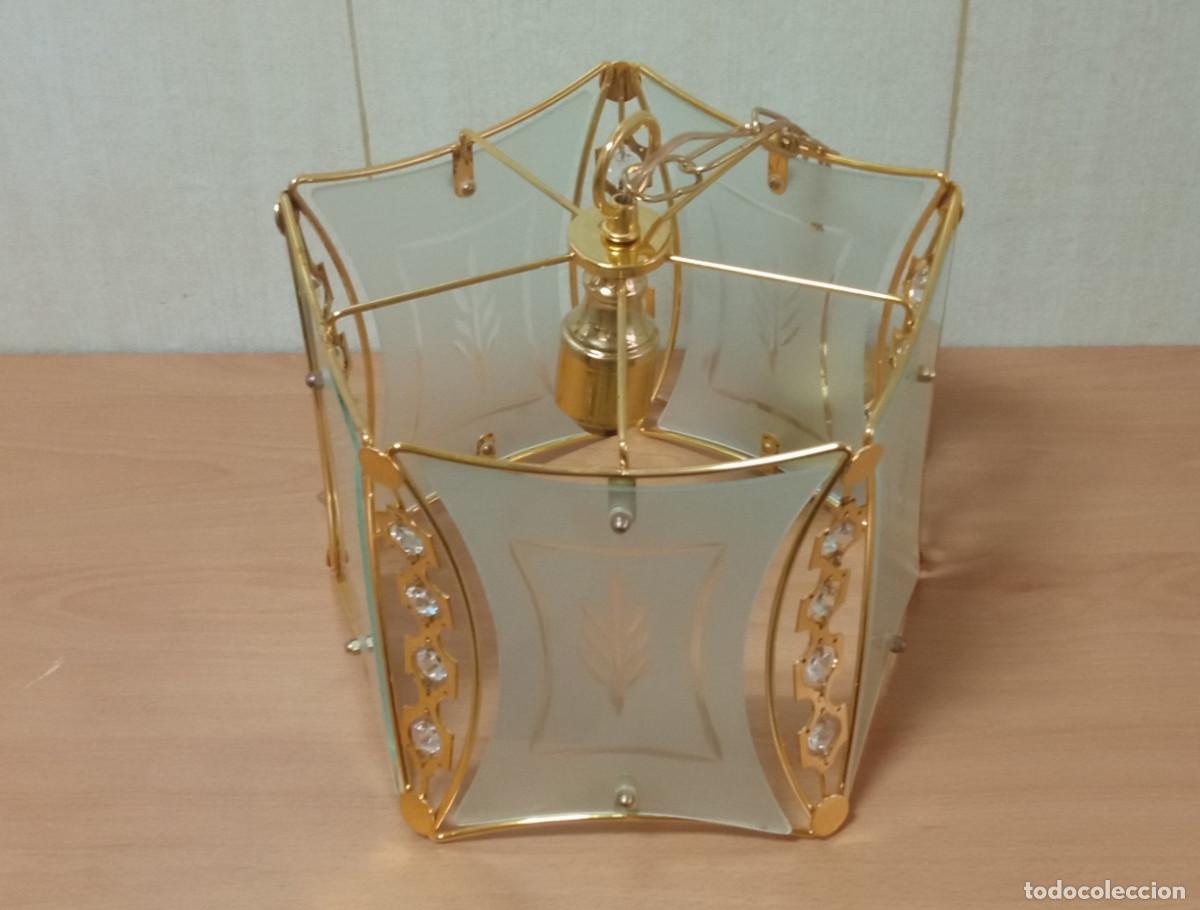 Vintage: L&aacute;mpara de Techo Forma Pentagonal - Foto 16