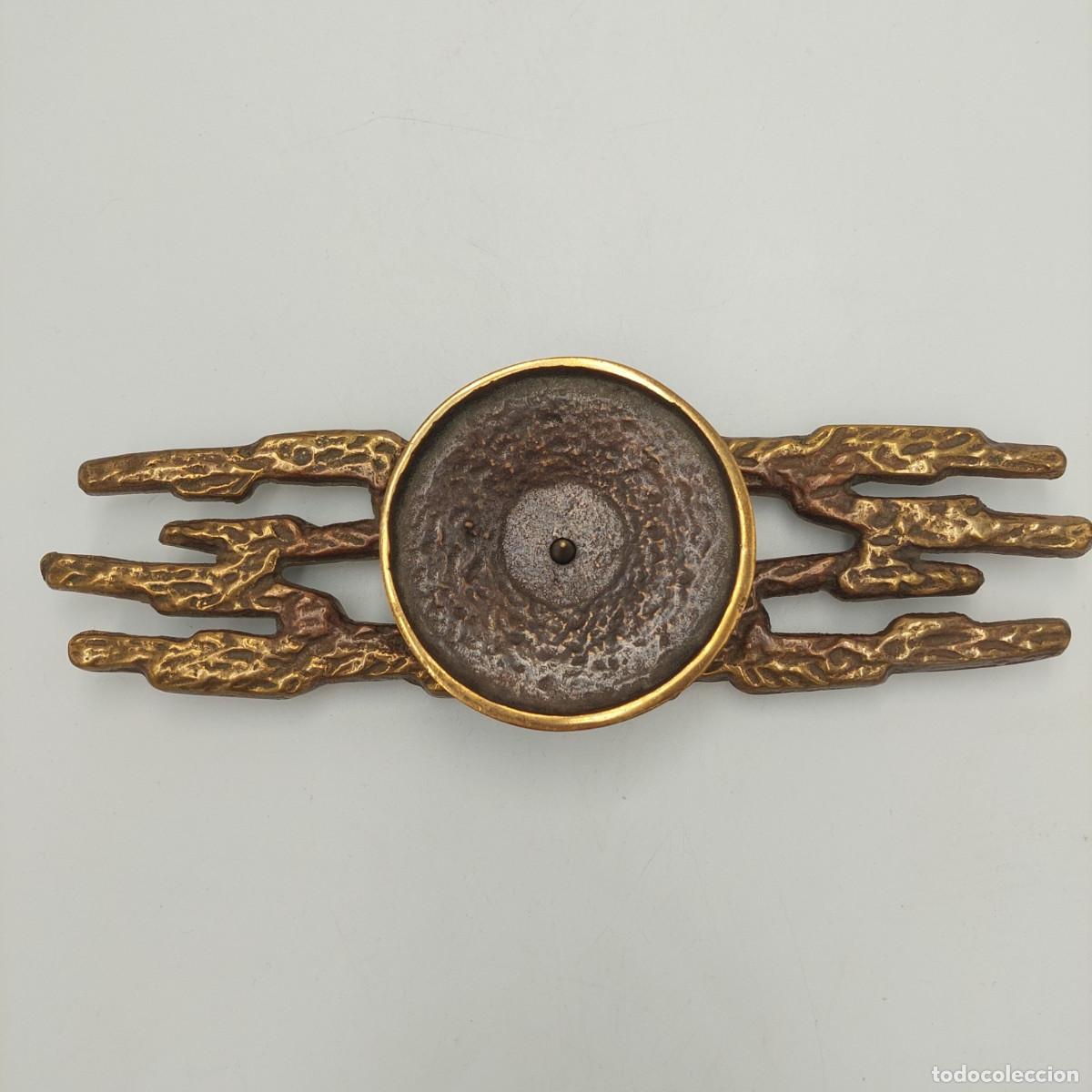 Vintage: Candelabro de bronce brutalista - Foto 1