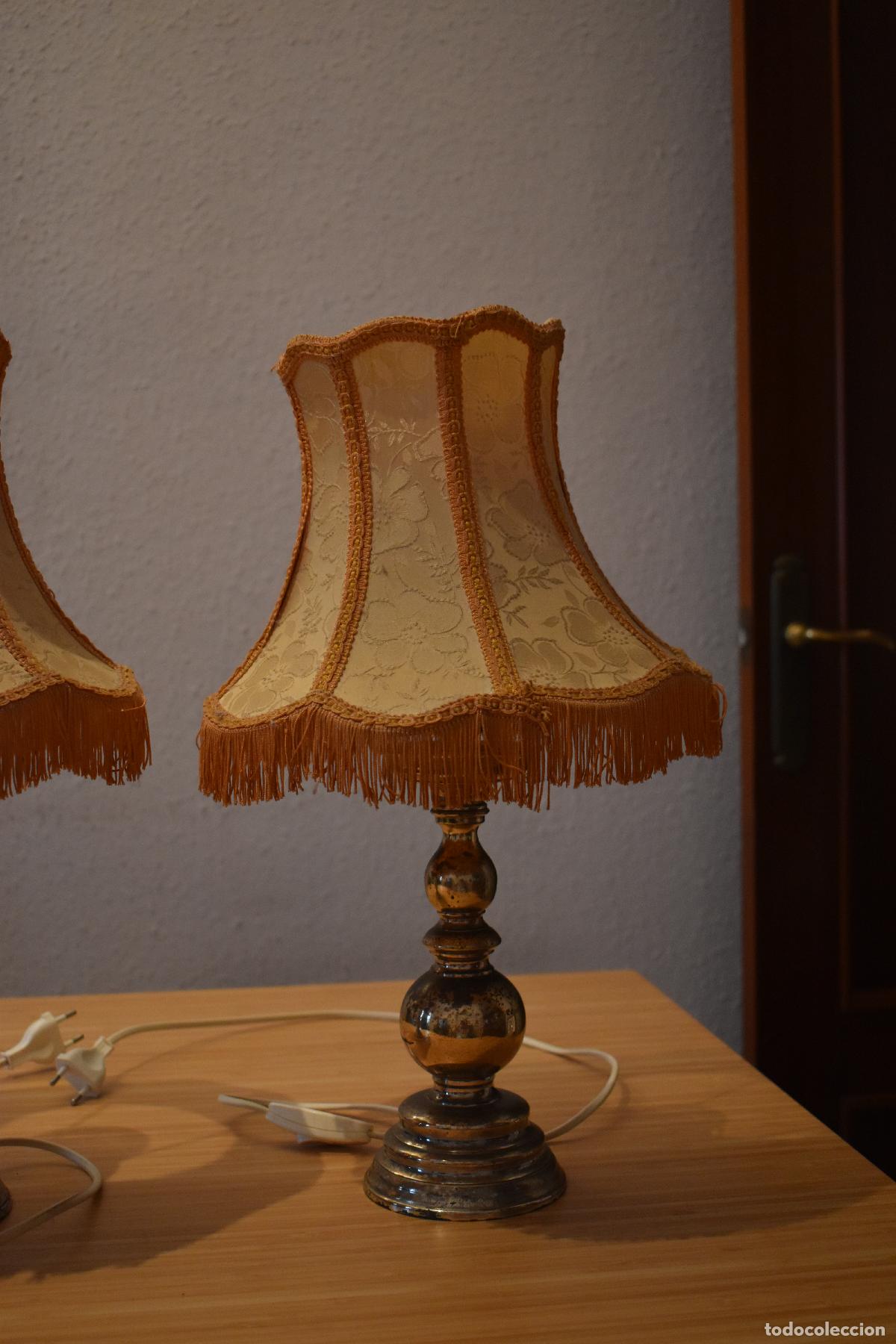 Vintage: L&aacute;mparas de mesa fracesas antiguas - Foto 2