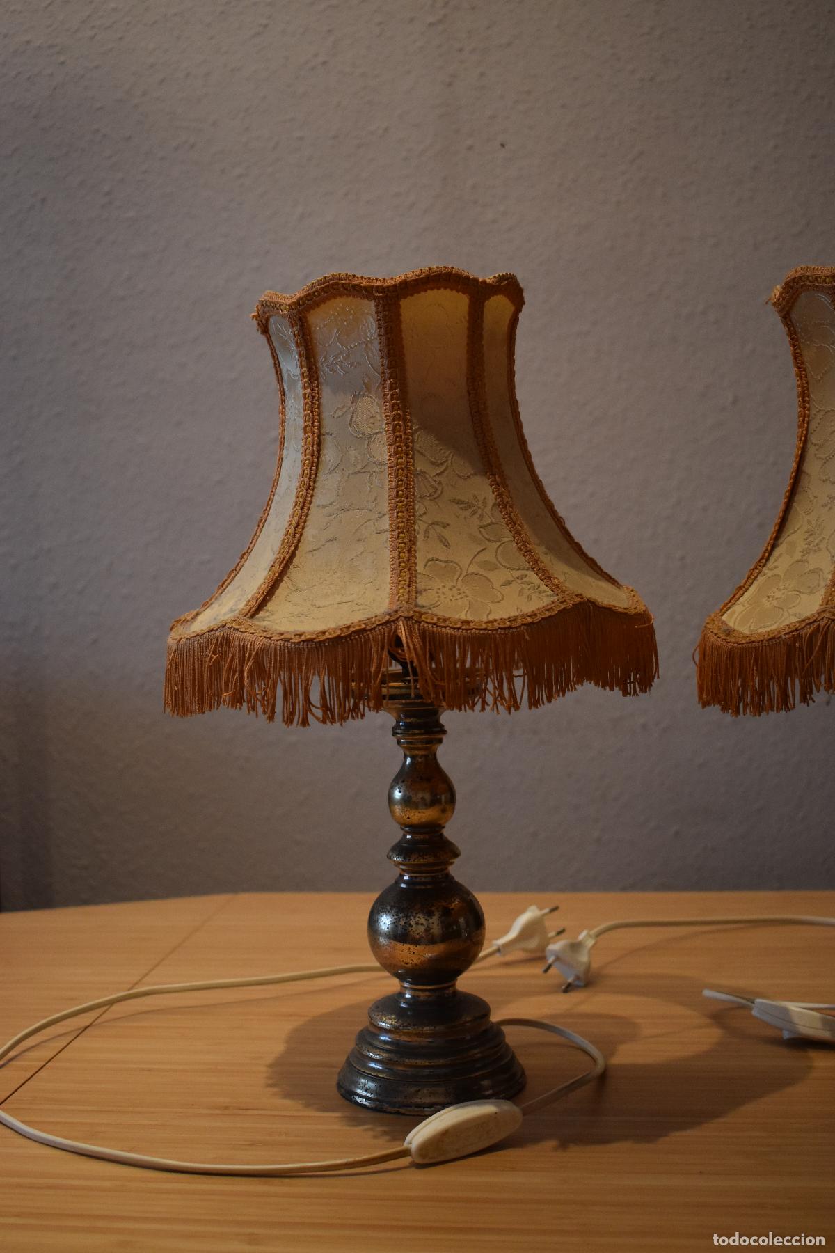 Vintage: L&aacute;mparas de mesa fracesas antiguas - Foto 3