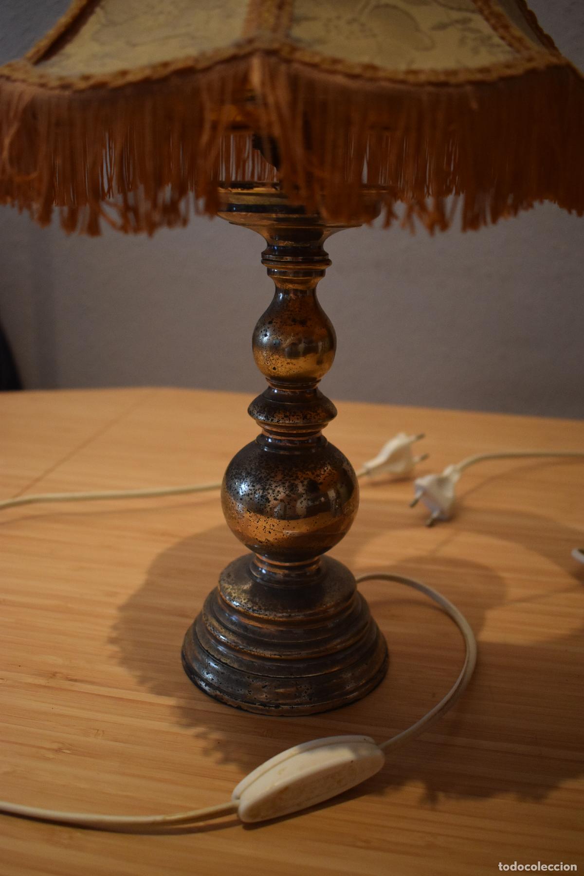 Vintage: L&aacute;mparas de mesa fracesas antiguas - Foto 6
