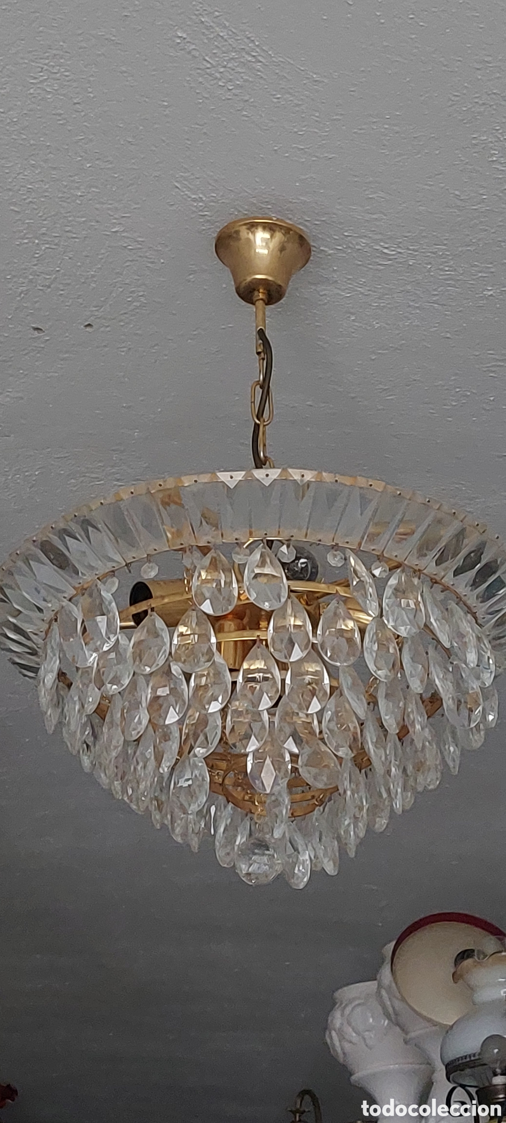 Vintage: Preciosa lampara de techo de Rafael Tormo. Elegante y sofisticada - Foto 1