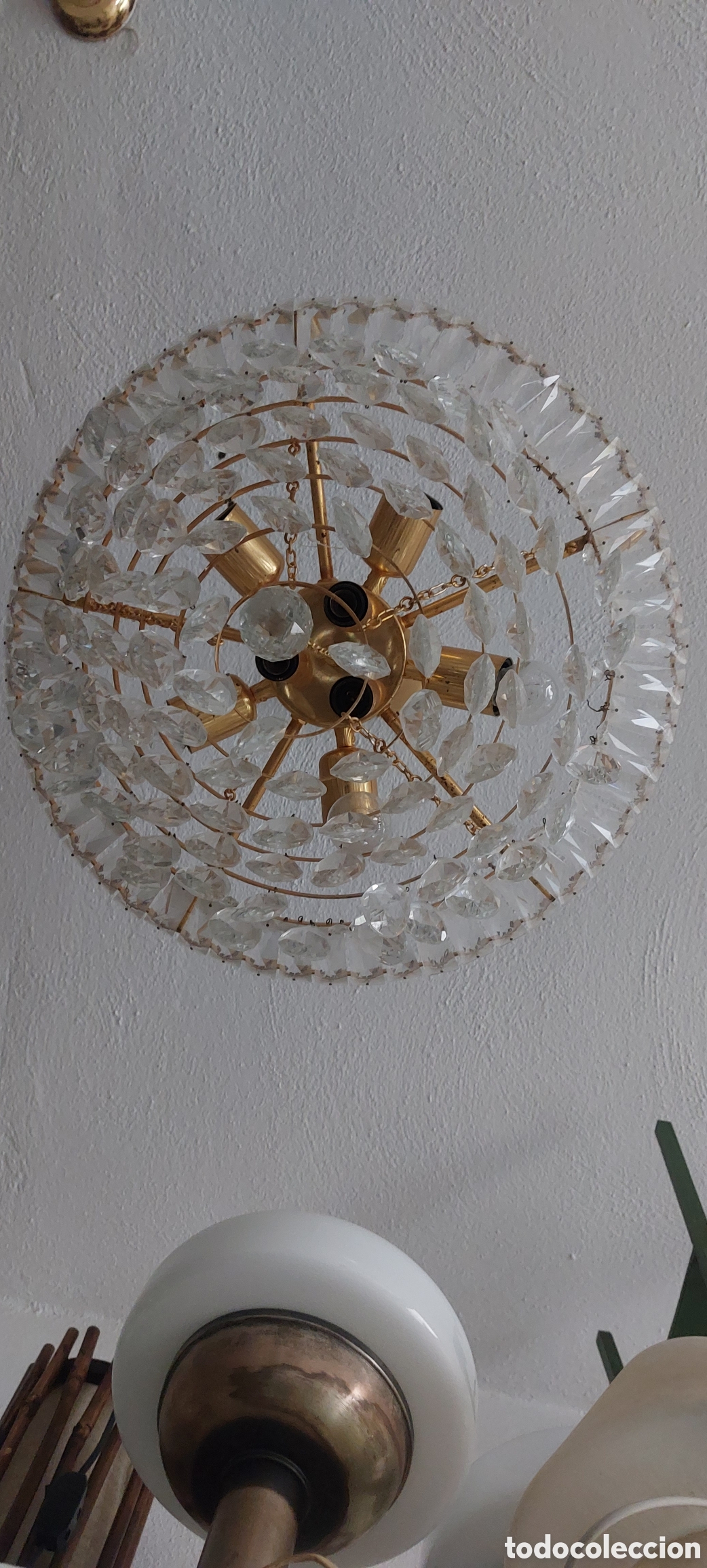 Vintage: Preciosa lampara de techo de Rafael Tormo. Elegante y sofisticada - Foto 8