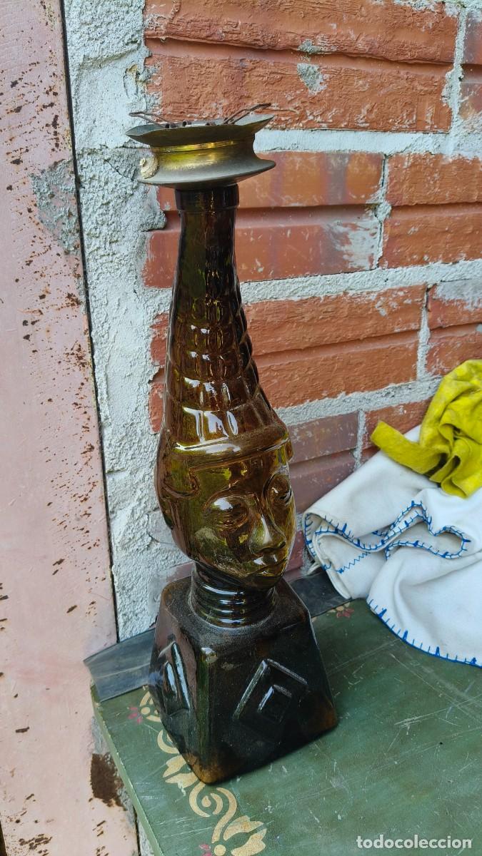 Vintage: Bouteille liqueur collection transform&eacute; en lampe - Foto 2